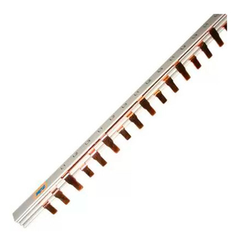 Шина соединительная PIN 3-фазная 63А (1м) Энергия - Электрика, НВА - Щитки и аксессуары для монтажа - Шины нулевые - . Магазин оборудования для автономного и резервного электропитания Ekosolar.ru в Калуге