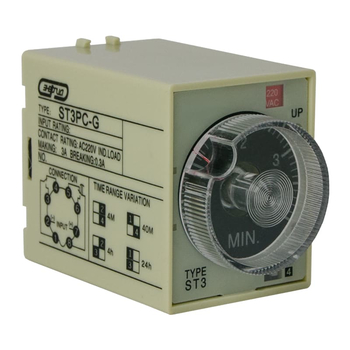 Реле времени 220V ST3PC-G (4-24h) Энергия - Электрика, НВА - Реле, автоматизация и управление - Реле времени - . Магазин оборудования для автономного и резервного электропитания Ekosolar.ru в Калуге