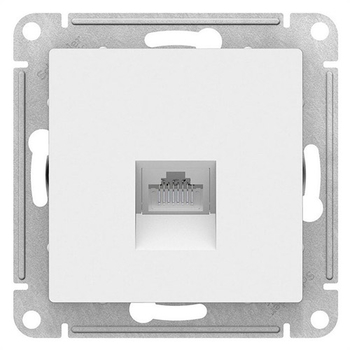 Розетка компьютерная SE AtlasDesign RJ45, белая механизм - Электрика, НВА - Выключатели и розетки - Розетки - . Магазин оборудования для автономного и резервного электропитания Ekosolar.ru в Калуге