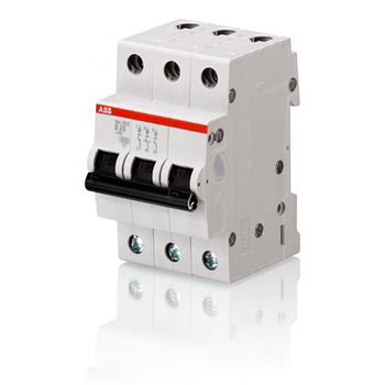 Автоматический выключатель ABB SH203L 3P 25А (С) 4,5kA - Электрика, НВА - Модульное оборудование - Автоматические выключатели - . Магазин оборудования для автономного и резервного электропитания Ekosolar.ru в Калуге