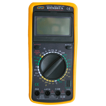 Мультиметр DT 9207 Энергия - Электрика, НВА - Измерительный инструмент - Мультимеры - . Магазин оборудования для автономного и резервного электропитания Ekosolar.ru в Калуге