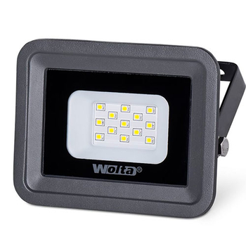 Светодиодный прожектор WOLTA WFL-10W/06W серый 5500K 10Вт SMD IP65 850Лм - Светильники - Прожекторы - . Магазин оборудования для автономного и резервного электропитания Ekosolar.ru в Калуге
