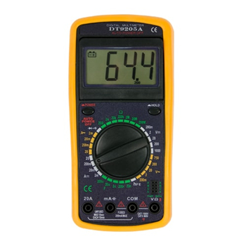 Мультиметр DT 9205A Энергия - Электрика, НВА - Измерительный инструмент - Мультимеры - . Магазин оборудования для автономного и резервного электропитания Ekosolar.ru в Калуге