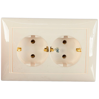 Розетка Legrand Valena 2X2К+З в сборе белая - Электрика, НВА - Выключатели и розетки - Розетки - . Магазин оборудования для автономного и резервного электропитания Ekosolar.ru в Калуге